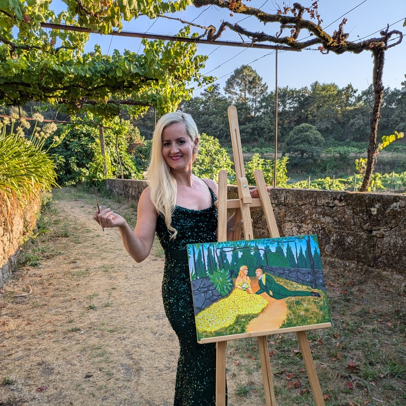 Live Wedding Painter Portugal