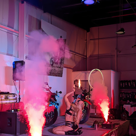 Fire Performer and Fog Geysers Portugal